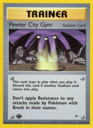 Pewter City Gym 115/132 Gym Gym Heroes