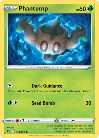 Phantump 14/192 Sword & Shield Rebel Clash