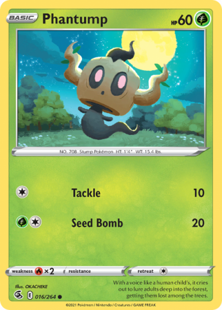 Phantump 16/264 Sword & Shield Fusion Strike