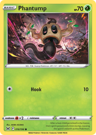 Phantump 16/196 Sword & Shield Lost Origin