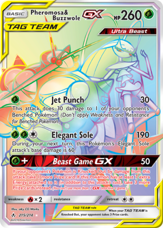 Pheromosa & Buzzwole-GX 215/214