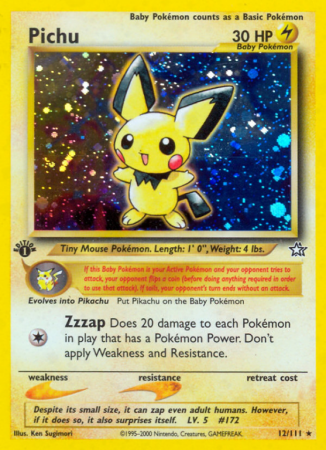 Pichu 12/111 Neo Neo Genesis