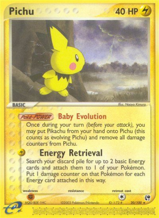 Pichu 20/100 EX Sandstorm