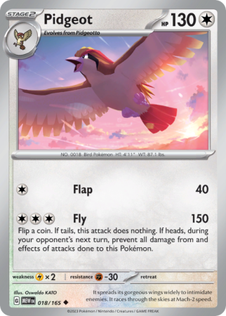Pidgeot 18/165