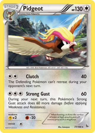 Pidgeot 77/106 XY Flashfire