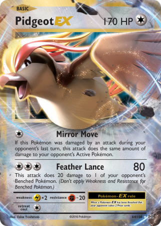 Pidgeot-EX 64/108 XY Evolutions