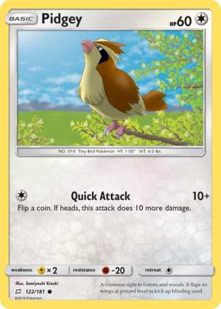 Pidgey 122/181