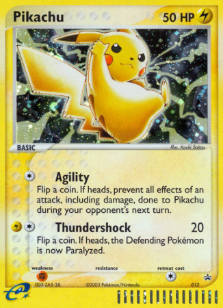 Pikachu 12/40 NP Nintendo Black Star Promos