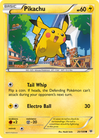 Pikachu 20/108