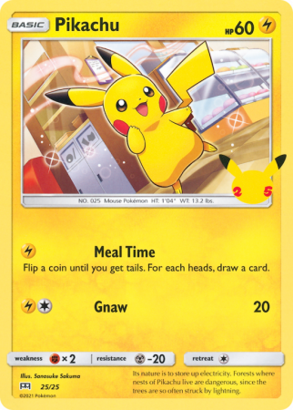 Pikachu 25/25