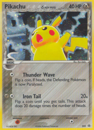 Pikachu 35/40 NP Nintendo Black Star Promos