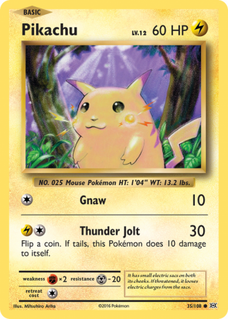 Pikachu 35/108 XY Evolutions