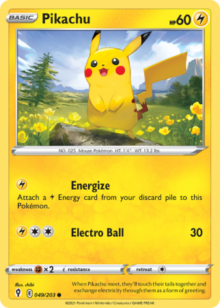 Pikachu 49/203