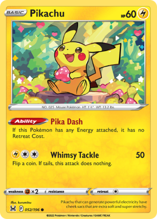 Pikachu 52/196