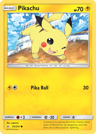 Pikachu 54/214