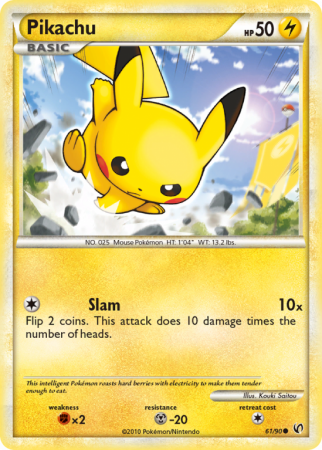 Pikachu 61/90