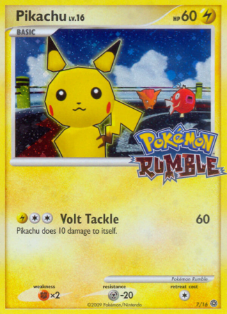 Pikachu 7/16 Other Pokémon Rumble