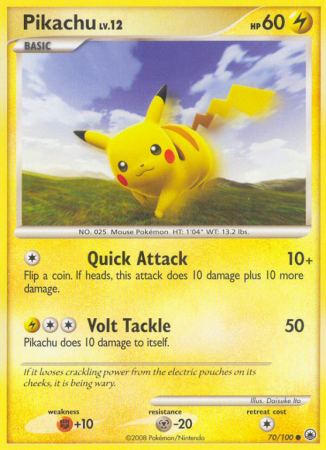 Pikachu 70/100