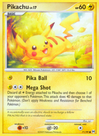 Pikachu 71/99