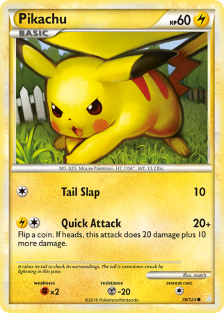 Pikachu 78/123