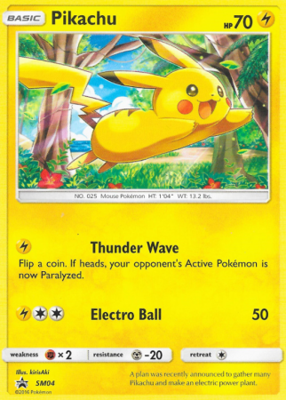 Pikachu SM04/156 Sun & Moon SM Black Star Promos