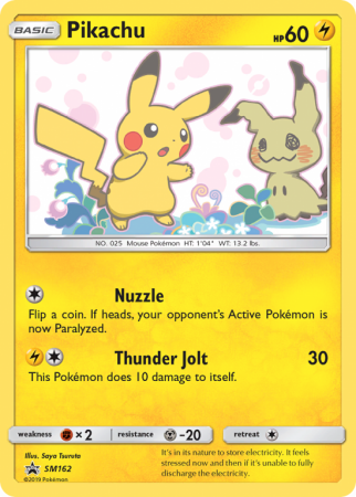Pikachu SM162/156 Sun & Moon SM Black Star Promos