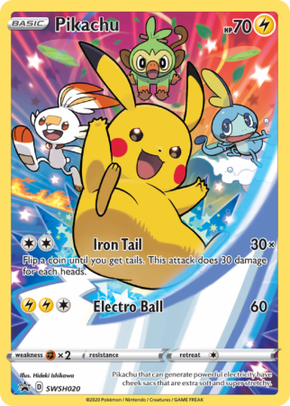 Pikachu SWSH020/103 Sword & Shield SWSH Black Star Promos