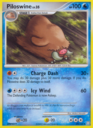 Piloswine 69/146 Diamond & Pearl Legends Awakened
