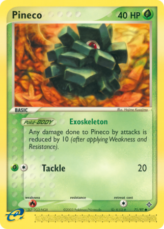 Pineco 71/97 EX Dragon