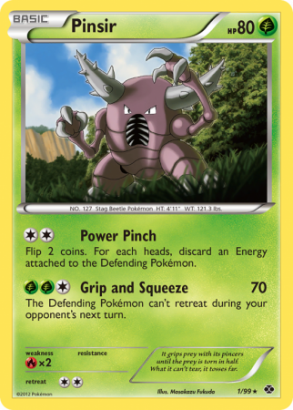Pinsir 1/99 Black & White Next Destinies