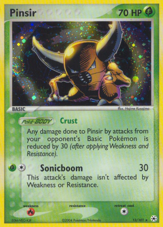 Pinsir 13/101 EX Hidden Legends