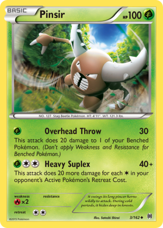 Pinsir 3/162 XY BREAKthrough