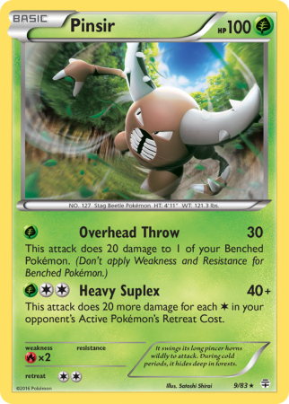 Pinsir 9/115 XY Generations