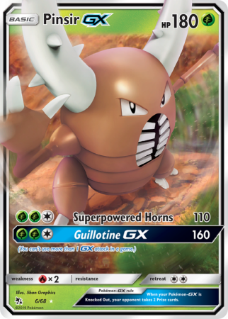 Pinsir-GX 6/68 Sun & Moon Hidden Fates