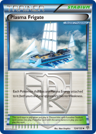 Plasma Frigate 124/135 Black & White Plasma Storm