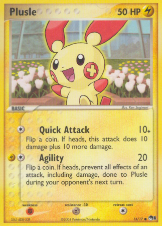 Plusle 13/17 POP POP Series 1