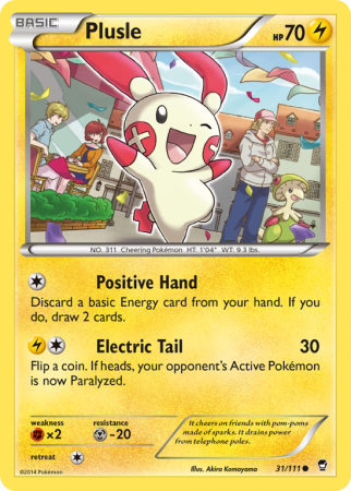 Plusle 31/111 XY Furious Fists