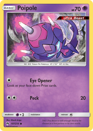 Poipole 107/214 Sun & Moon Lost Thunder
