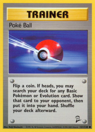 Poké Ball 121/130 Base Base Set 2
