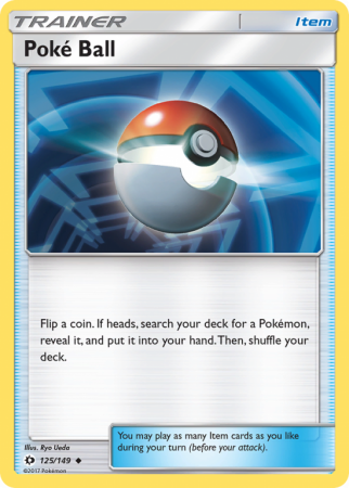Poké Ball 125/149 Sun & Moon Sun & Moon