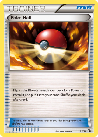 Poké Ball 35/39 XY Kalos Starter Set