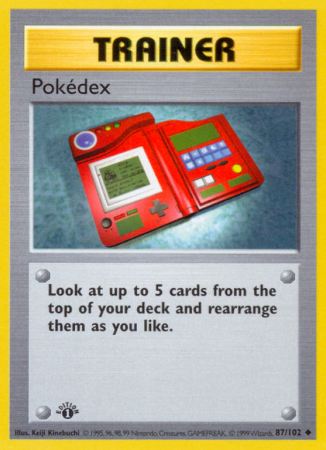 Pokédex 87/102 Base Base Set