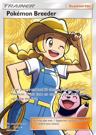 Pokémon Breeder 73/73 Sun & Moon Shining Legends
