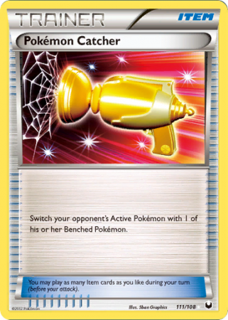 Pokémon Catcher 111/108 Black & White Dark Explorers