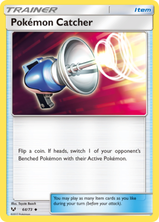 Pokémon Catcher 64/73 Sun & Moon Shining Legends