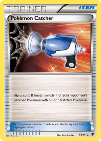 Pokémon Catcher 83/101 Black & White Plasma Blast
