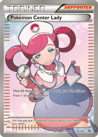 Pokémon Center Lady 105/106 XY Flashfire