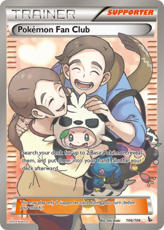 Pokémon Fan Club 106/106 XY Flashfire