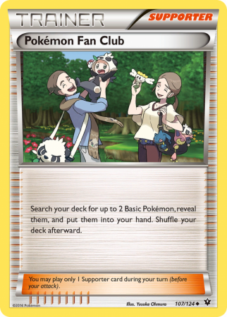 Pokémon Fan Club 107/124 XY Fates Collide