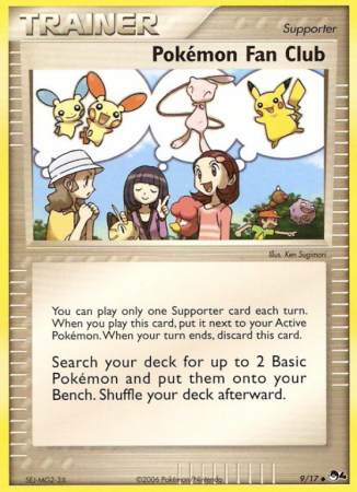 Pokémon Fan Club 9/17 POP POP Series 4